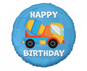 BALON FOLIOWY BETONIARKA HAPPY BIRTHDAY 46CM