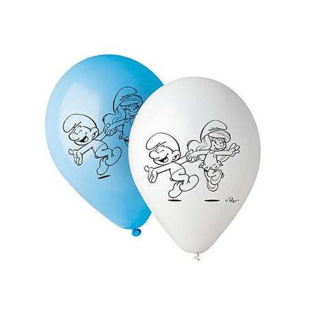 BALONY LATEKSOWE SMERFY 30 CM 10 SZT 