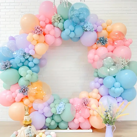 BALONY 30cm, PASTEL MIX 50 szt.