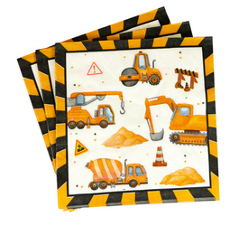 SERWETKI PAPIEROWE PLAC BUDOWY 33X33 CM 20 SZT