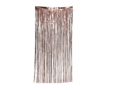 KURTYNA RÓŻOWE ZŁOTO 100 X 200 CM