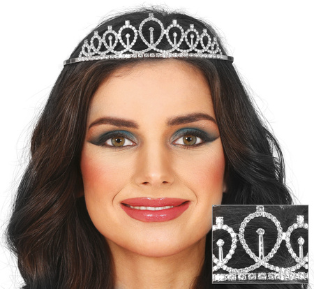 SREBRNA TIARA KSIĘŻNICZKI