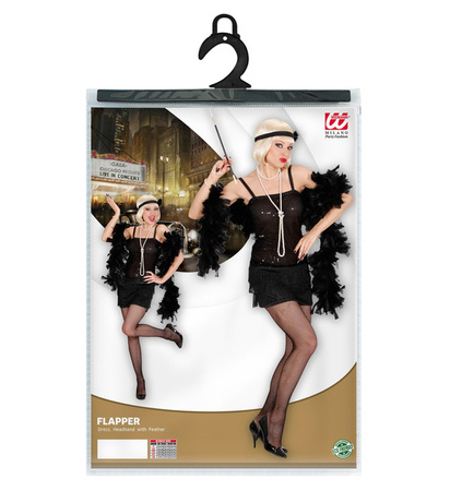 SUKIENKA FLAPPER CZARNA 