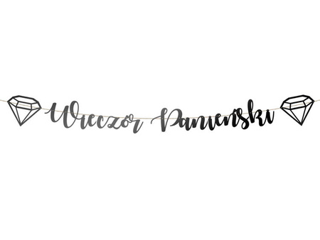 BANER WIECZÓR PANIEŃSKI CZARNY