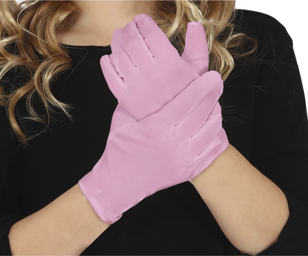 RÓŻOWE RĘKAWICZKI DLA DZIECI 17 CM