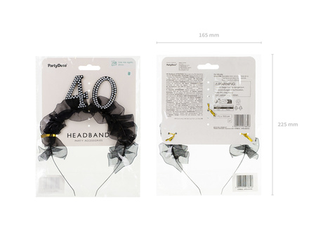 OPASKA CYFRA 40 Z FALBANKĄ I PEREŁKAMI