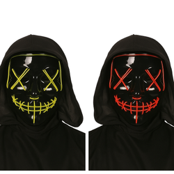 ŚWIECĄCA MASKA LED MIX KOLORÓW