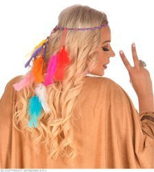 OPASKA Z KOLOROWYMI PIÓRKAMI