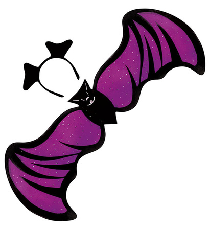 Pk 6 "BAT LADY" dress-up set (wings, ears)