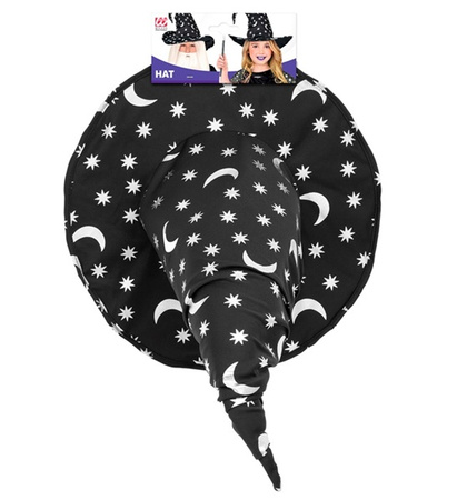 KAPELUSZ CZAROWNICY DZIECIĘCY GWIAZDKI KSIĘŻYCE