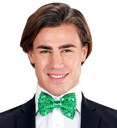 MUCHA Z CEKINAMI ZIELONA ŚWIECĄCA