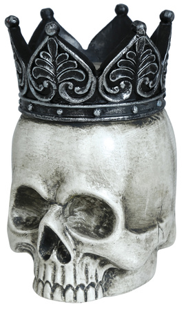 CZASZKA W KORONIE 14 CM