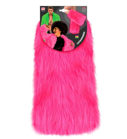 OCIEPLACZE NA NOGI RÓŻOWE FUTRZASTE