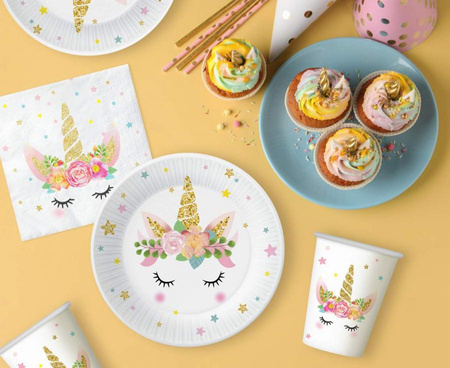 SERWETKI PAPIEROWE JEDNOROŻEC 33X33 CM 20 SZT