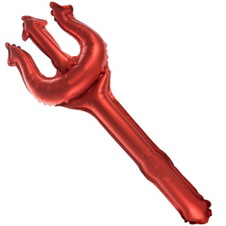 BALON FOLIOWY DIABELSKIE WIDŁY HALLOWEEN