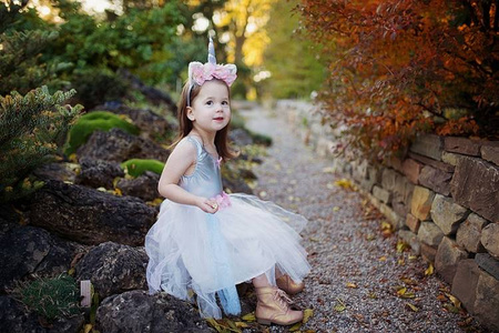 ZESTAW JEDNOROŻEC BIAŁY TUTU+OPASKA