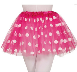 SPÓDNICZKA DZIECIĘCA TUTU RÓŻOWA W GROSZKI