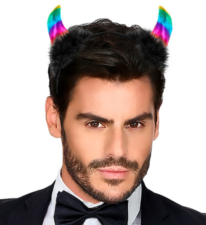 OPASKA ROGI DIABŁA TĘCZOWE