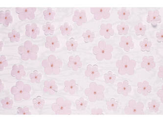 BIEŻNIK KWIATY JASNY RÓŻOWY 26 X 500 CM