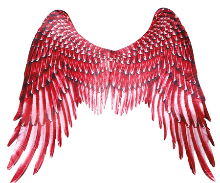 SKRZYDŁA MATERIAŁOWE CZERWONE