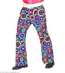 SPODNIE DISCO NIEBIESKIE