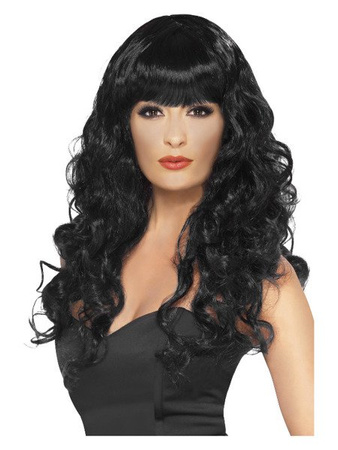 PERUKA CZARNA SYRENA