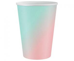 KUBECZKI PAPIEROWE OMBRE 266 ML 6 SZT