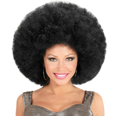PERUKA AFRO CZARNA