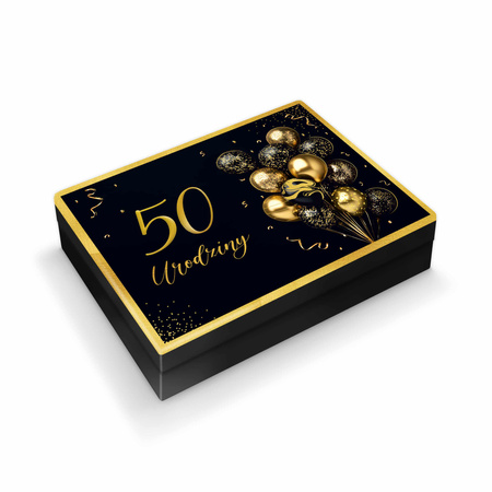 PUDEŁKO PREZENTOWE 50 URODZINY 