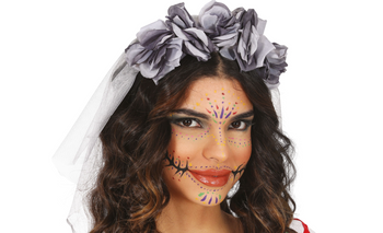 OPASKA Z WELONEM I SZARYMI KWIATAMI