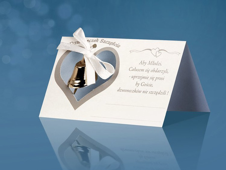 Wizytówki z dzwoneczkami (1 karton / 48 op.) (1 op. / 10 szt.)