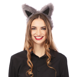 OPASKA USZY WILKA SZARE