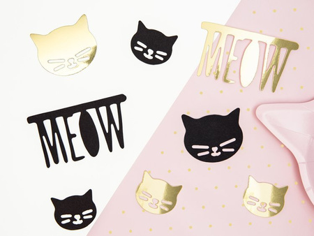 DEKORACJE PAPIEROWE KOTEK 8 szt.