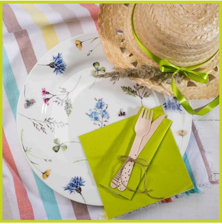 SERWETKI PAPIEROWE LIMONKOWY ZIELONY 33 X 33 CM 