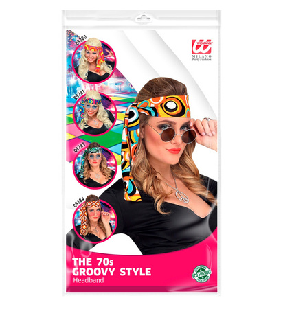 OPASKA LATA 70' BĄBELKI NIEBIESKIE