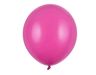 BALONY LATEKSOWE PASTEL GORĄCY RÓŻ 25 SZT 43 CM