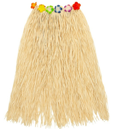 SPÓDNICA HAWAJSKA BEŻOWA 