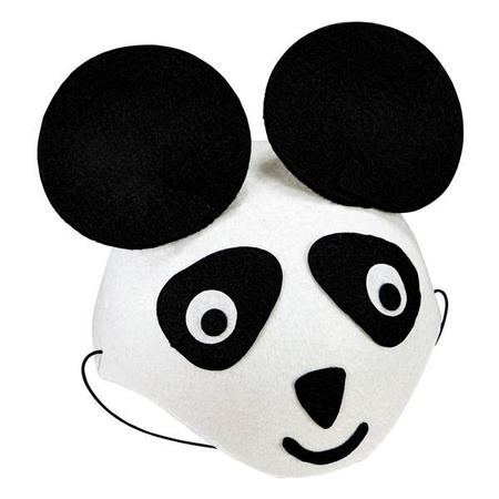 CALOTTA PANDA in feltro