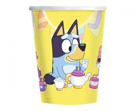 ZESTAW BLUEY TALERZYKI+KUBECZKI+SERWETKI