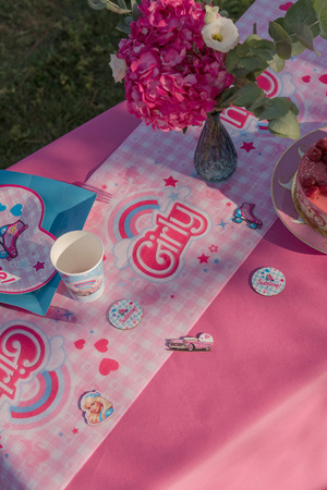 BIEŻNIK PAPIEROWY GIRLY 30 X 500 CM