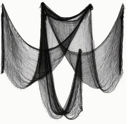 ZASŁONA SIATKA CZARNA 72 X 980 CM 