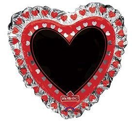 BALON FOLIOWY 71 x 71cm, SERCE SPERSONALIZOWANE