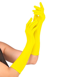 RĘKAWICZKI NEONOWE ŻÓŁTE 40CM