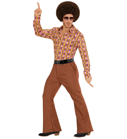 SPODNIE MĘSKIE BRĄZOWE