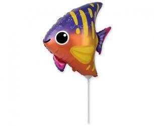 BALON FOLIOWY 14 CALI 35 CM UŚMIECHNIĘTA RYBA