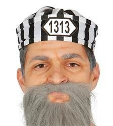 CZAPKA WIĘŹNIA W PASKI