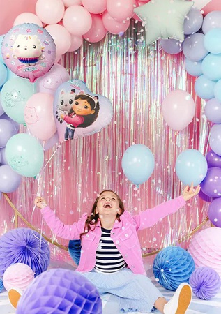 BALONY LATEKSOWE KOCI DOMEK GABI 27 CM 6 SZT 