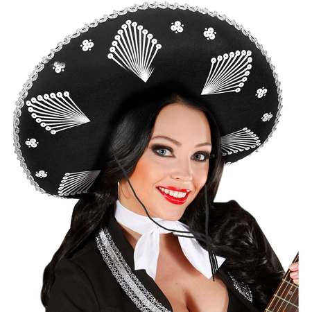 SOMBRERO CZARNE MEKSYKAŃSKIE MARIACHI