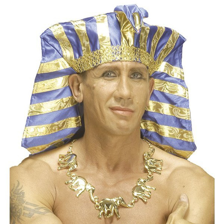 NASZYJNIK SŁONIE SŁOŃ EGIPT FARAON KARNAWAŁ