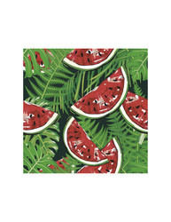 SERWETKI PAPIEROWE ARBUZY 33X33 CM 20 SZT